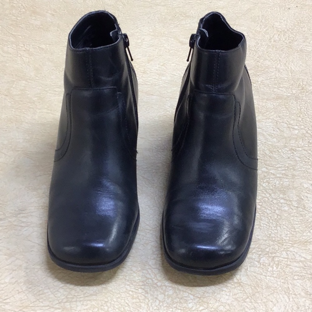 Thom Mcan Black Heel Leather Ankle Boot